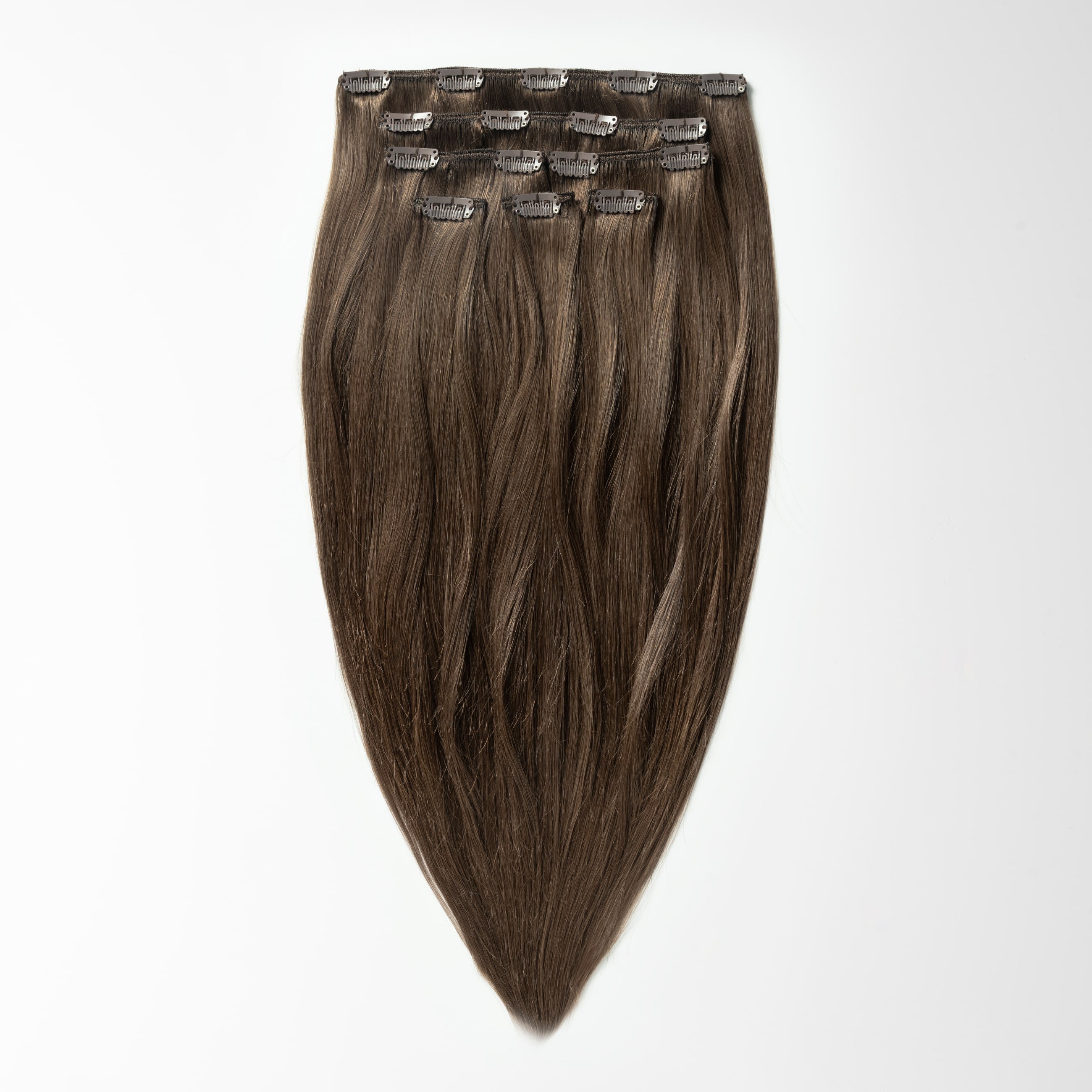 Clip in - Dark Ash Brown 2C